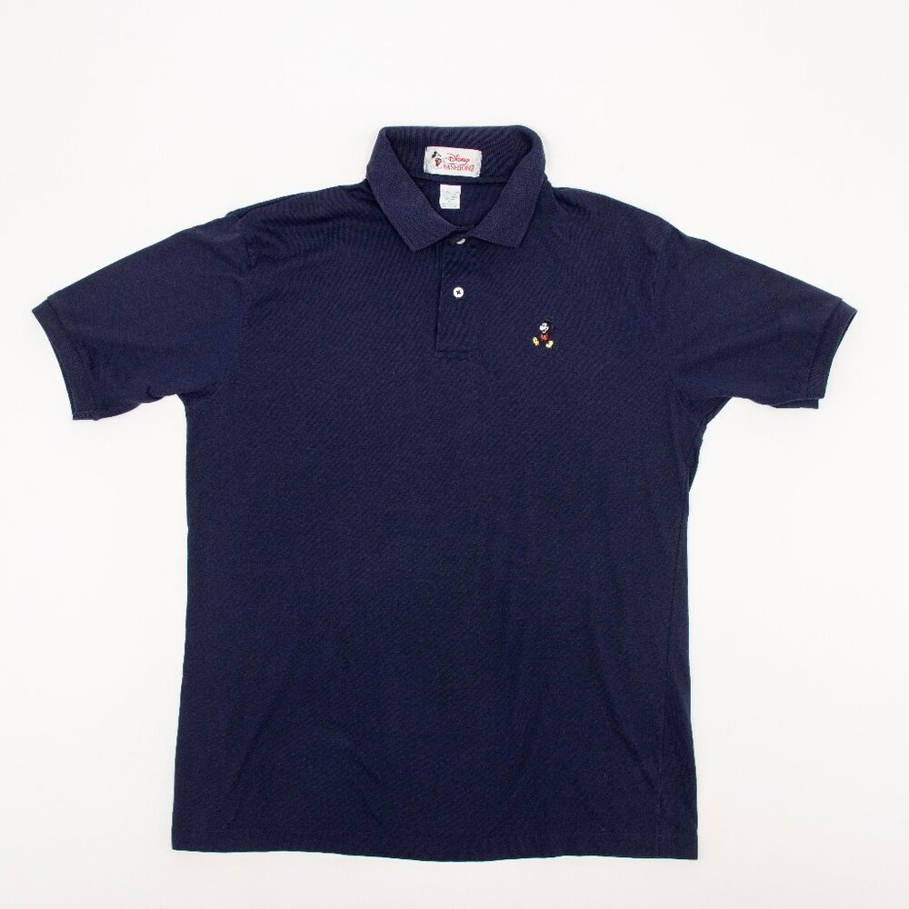 Vintage Disney Fashions Mickey Mouse Polo Made in the USA Size XL